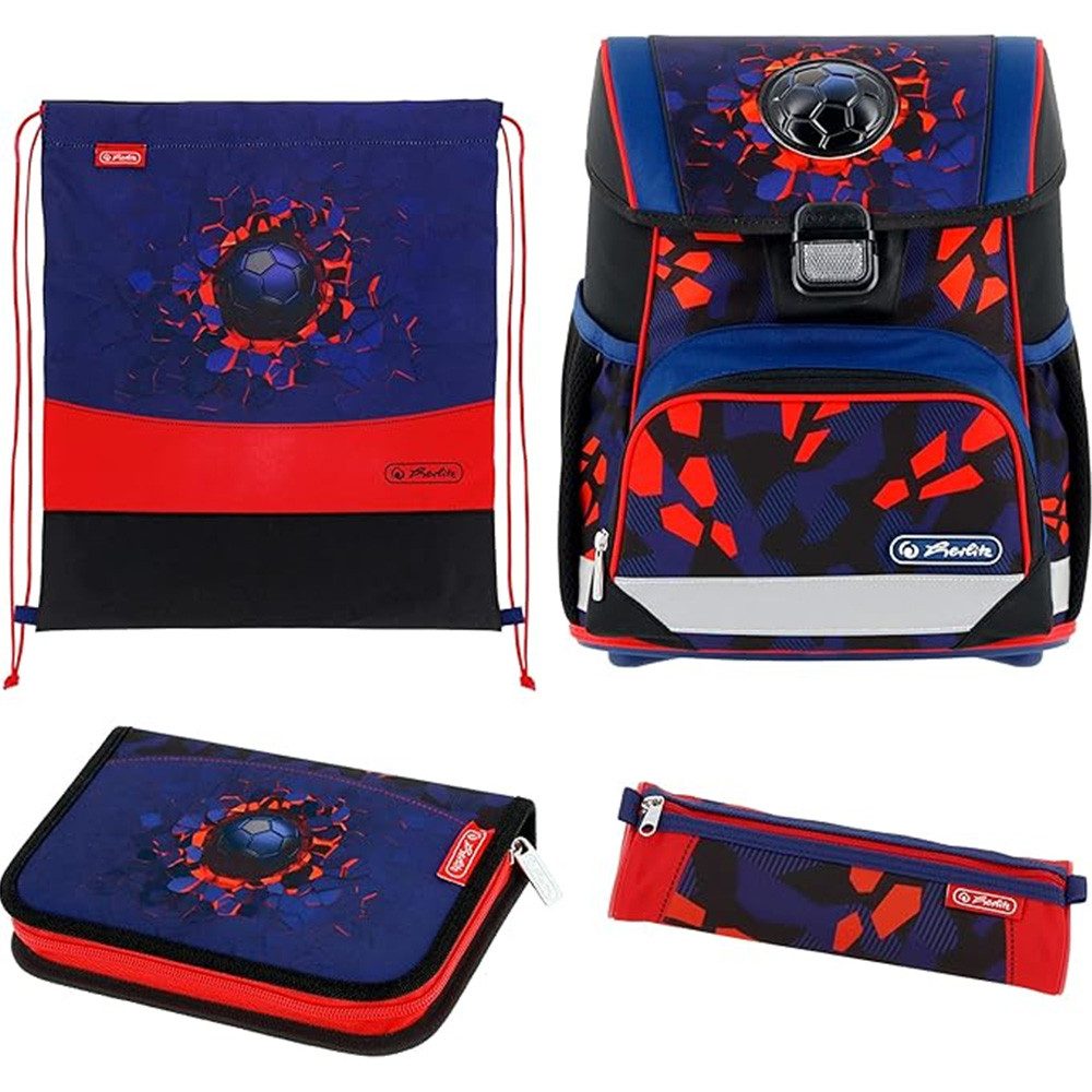 Herlitz Schulranzen Set Loop Plus 10-teilig 2026 Jungen Kick Off