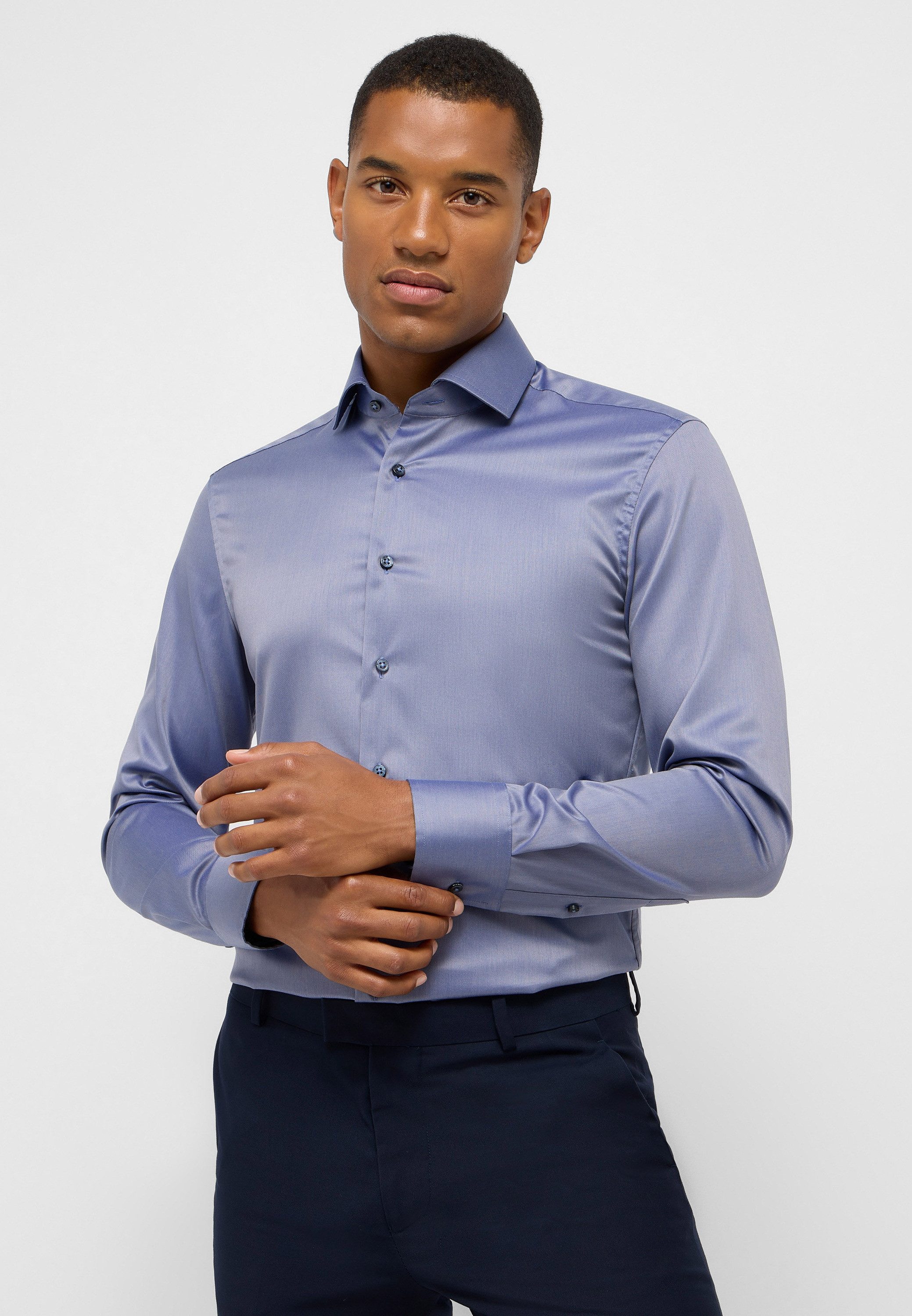 Eterna Langarmhemd SLIM FIT NON IRON günstig online kaufen