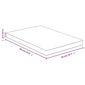 vidaXL Tischplatte Tischplatte 40x60x4 cm Bambus (1 St)