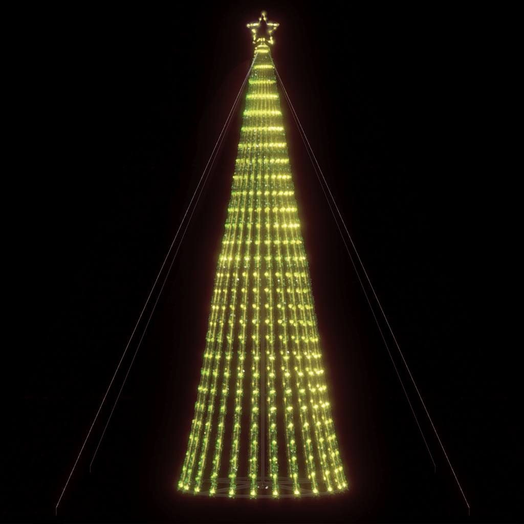 vidaXL Außen-Wandleuchte, LED Weihnachtsbaum 1028 LEDs Warmweiß 403 cm günstig online kaufen