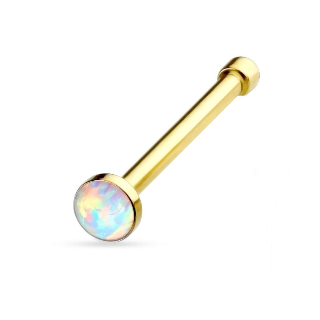 viva-adorno Nasenpiercing 0,8mm Nasenstecker Piercing Stecker günstig online kaufen