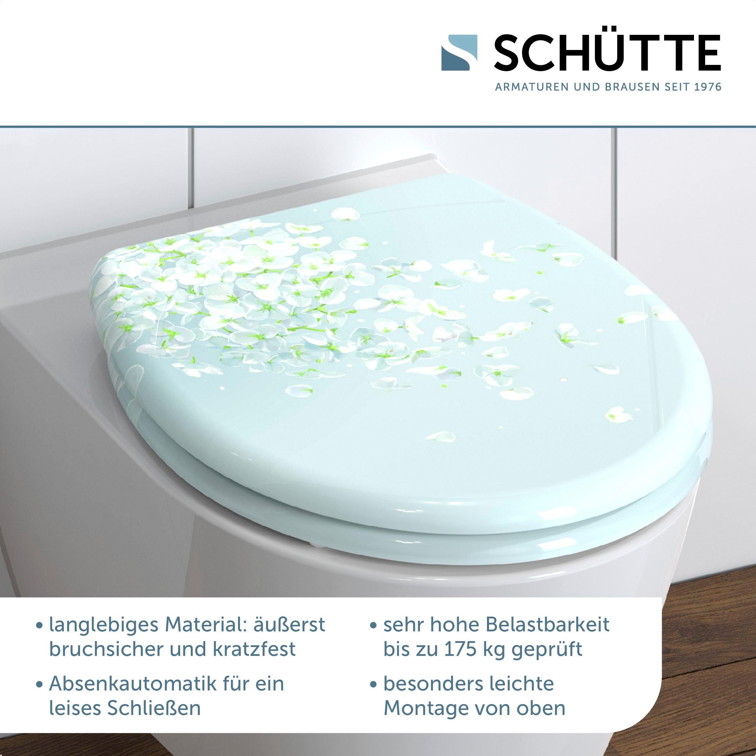 Schütte WC-Sitz FLOWER IN THE WIND, bruchsicher und kratzfest, Absenkautoma günstig online kaufen