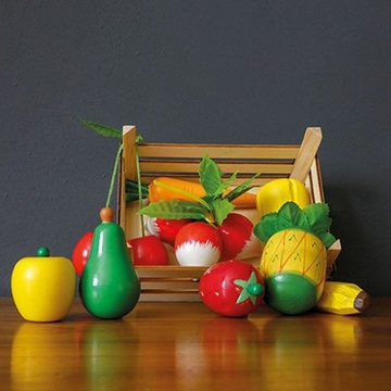 goki Kinder-Küchenset Obst und Gemüse in Kiste, (10-tlg), besonders realitätsnah