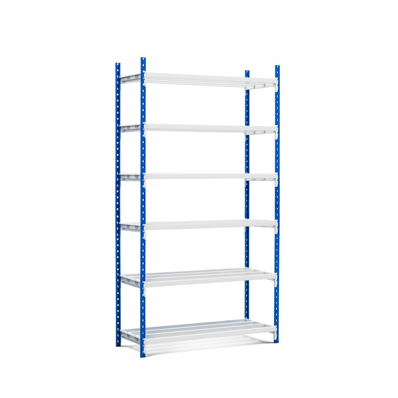 PROREGAL® Schwerlastregal Fachbodenregal MAXIMUS Pro Grundregal 300x125x50cm 6 Fachboden
