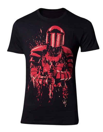 Star Wars Print-Shirt »Star Wars Elite Guard T-Shirt Schwar - Rot Erwachsene + Jugendliche Gr. S M L XL XXL«