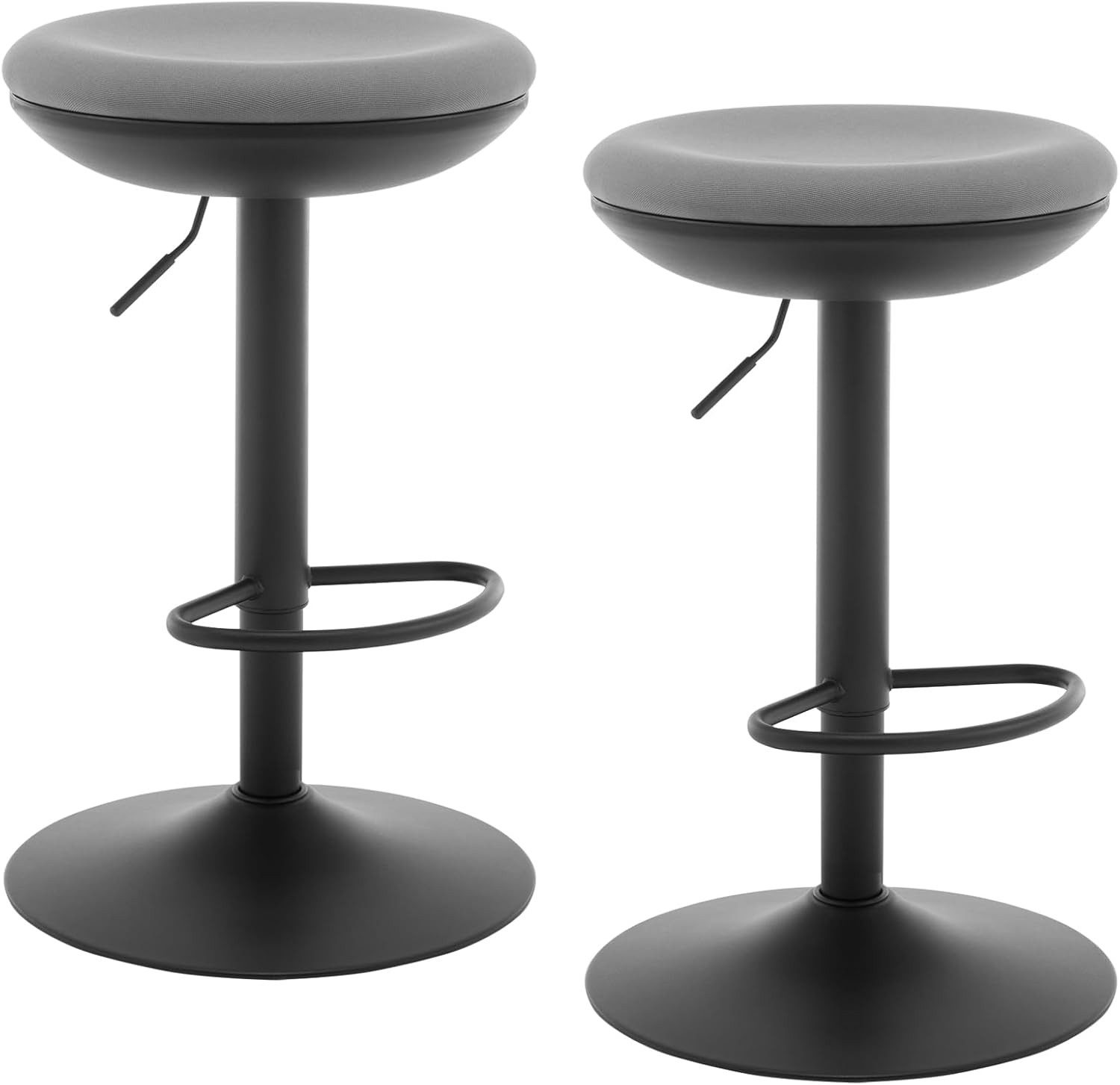 Woltu Barhocker (2 St), mit Fußstütze Metallgestell, höhenverstellbar drehb günstig online kaufen