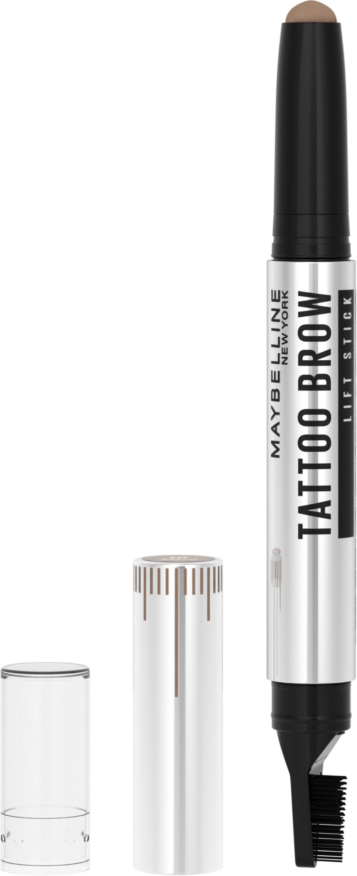 MAYBELLINE NEW YORK Augenbrauen-Gel Tattoo Brow Lift, mit Wachs und Lifter-Bürste