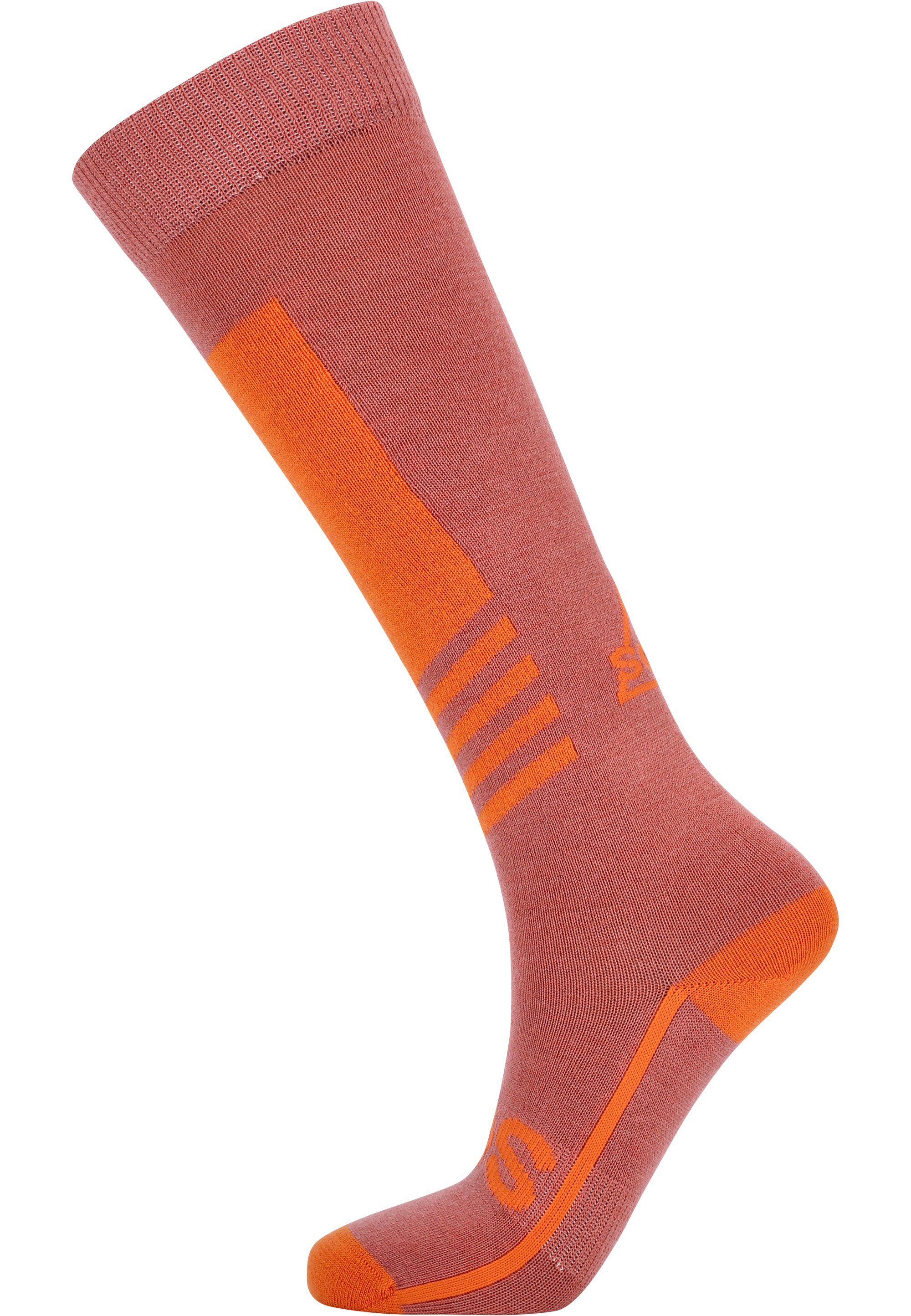 SOS Socken La Hoya mit besonders wärmender Funktion pink-orange