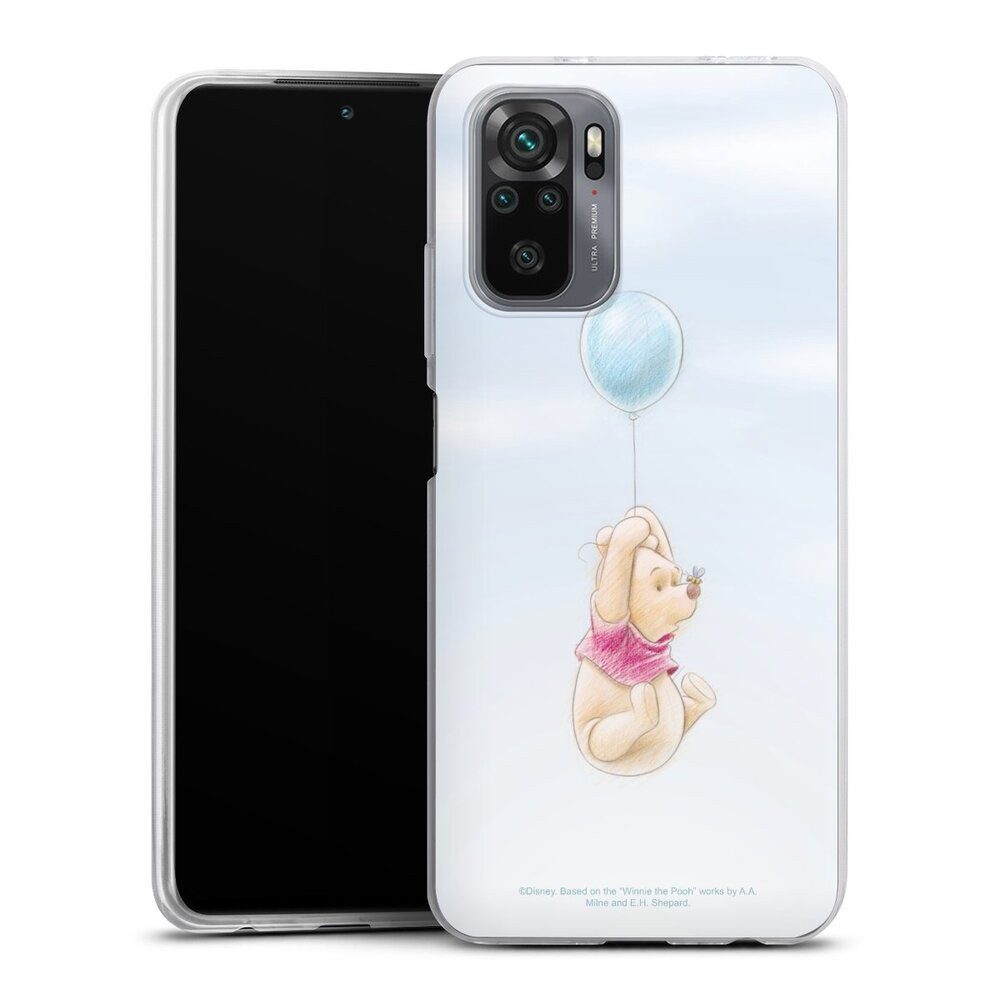 DeinDesign Handyhülle Offizielles Lizenzprodukt Winnie Puuh Disney Winnie Puuh Balloon, Xiaomi Redmi Note 10 4G Slim Case Silikon Hülle Ultra Dünn Schutzhülle