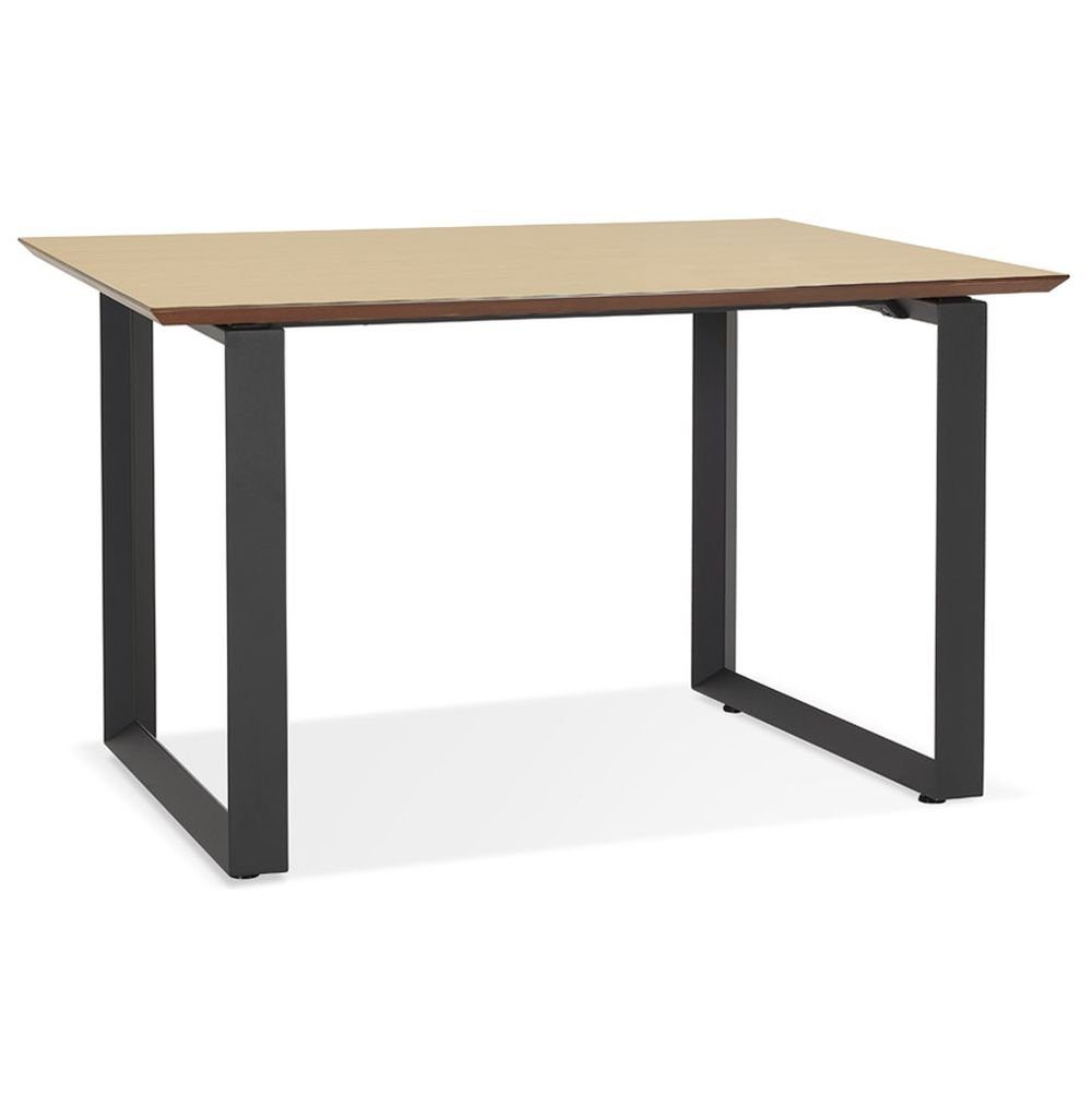 KADIMA DESIGN Schreibtisch VIOLET PC-Tisch Büro Schreibtisch Laptoptisch Helles Holz (Braun) | Schreibtische
