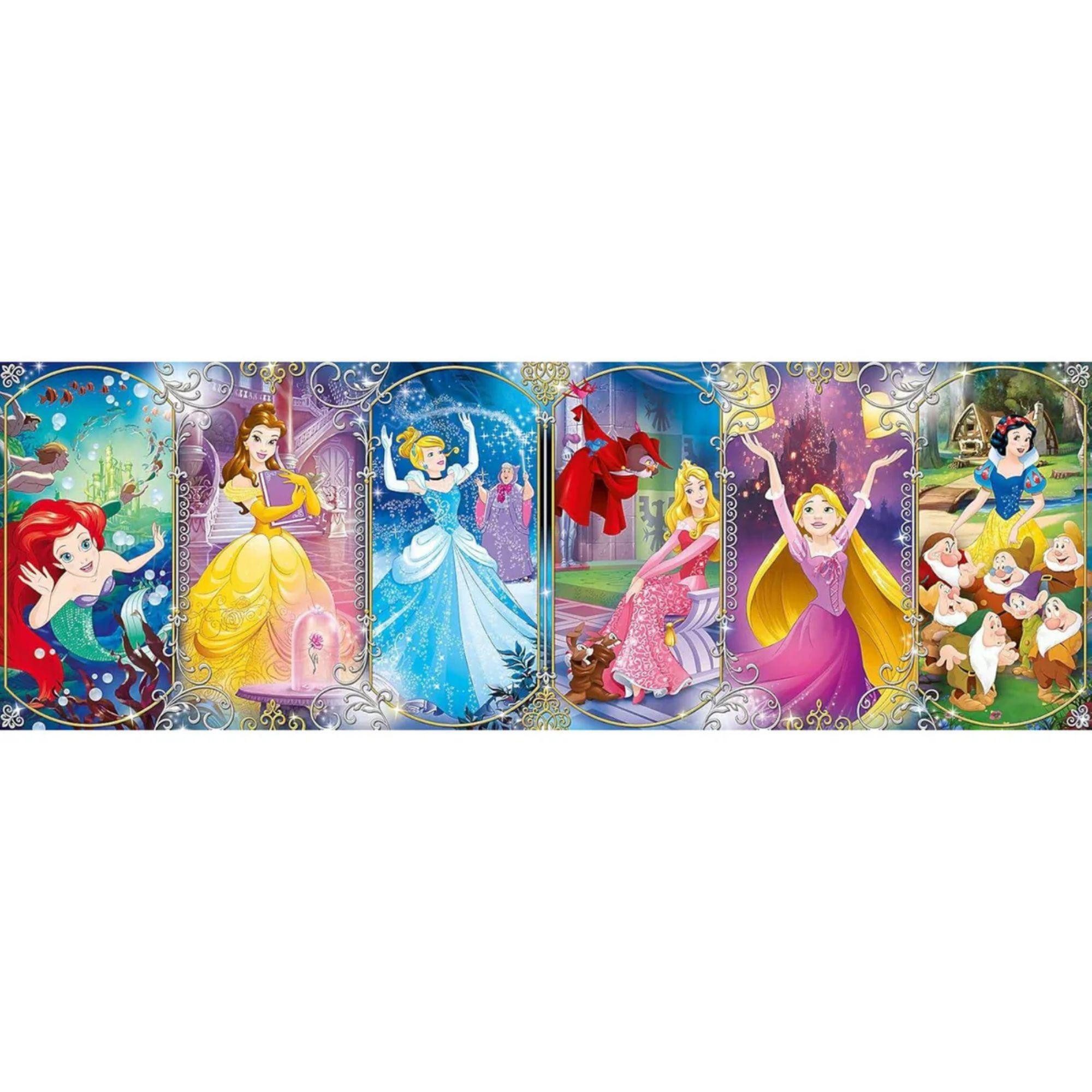 Clementoni® Puzzle Princess Panorama (160 Teile) - Disney Princess, 160 Puzzleteile
