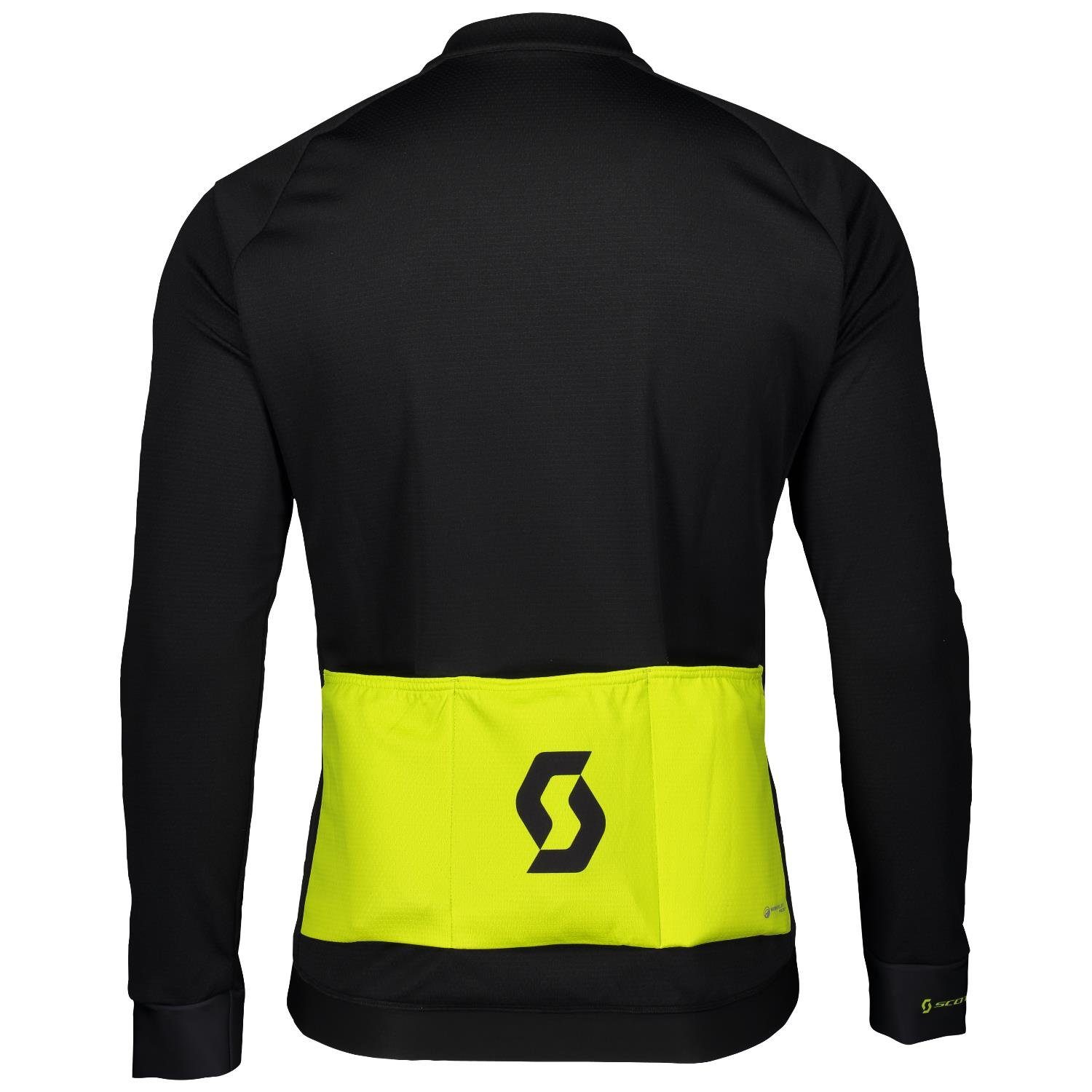 Scott l/s Scott Radtrikot Warm M's Shirt RC schwarz/gelb