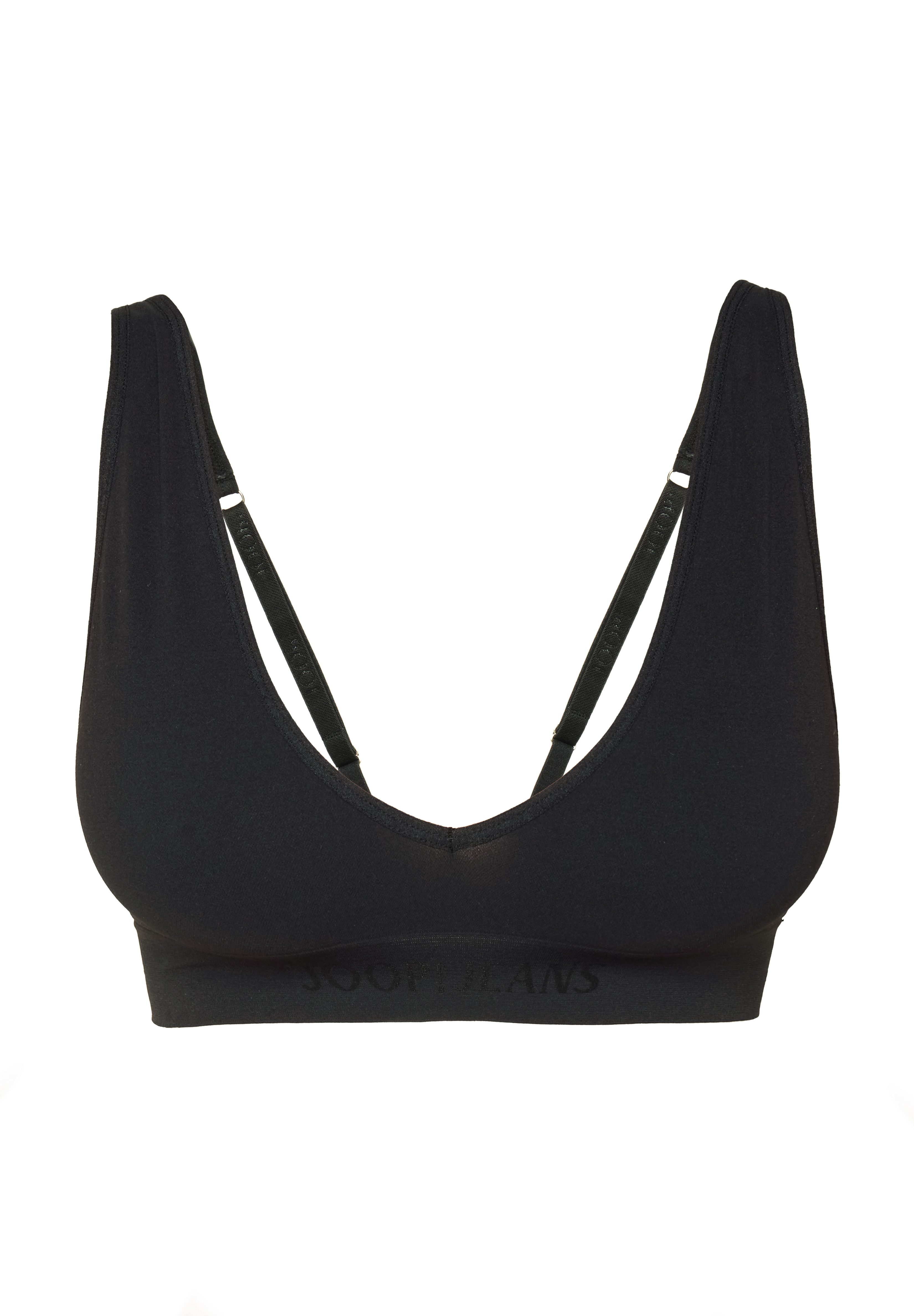Joop Jeans Bralette tiefer V-Ausschnitt, Logoschriftzug