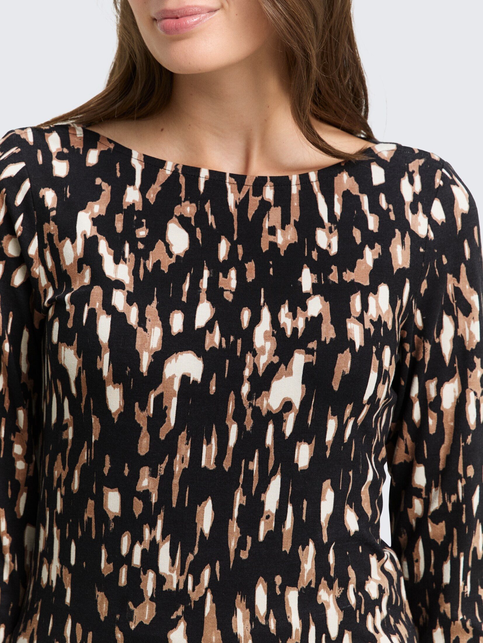 TOM TAILOR Langarmshirt T-Shirt Langarmshirt mit Muster