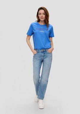 s.Oliver Kurzarmshirt T-Shirt mit Frontprint