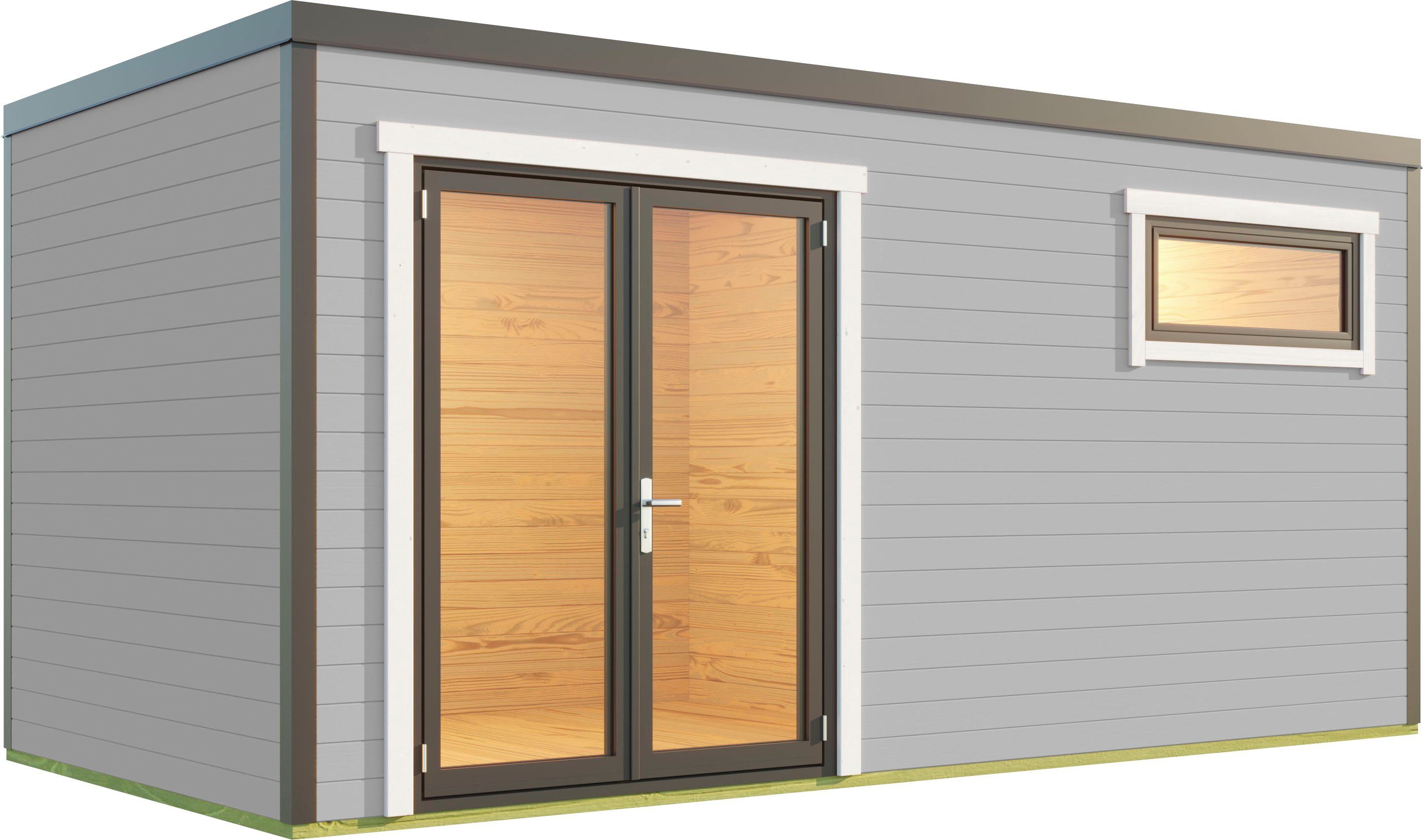 LASITA MAJA Gartenhaus SARDINIA, BxT: 500x250 cm, (Set, inkl. Fussbodenbretter zum verlegen)