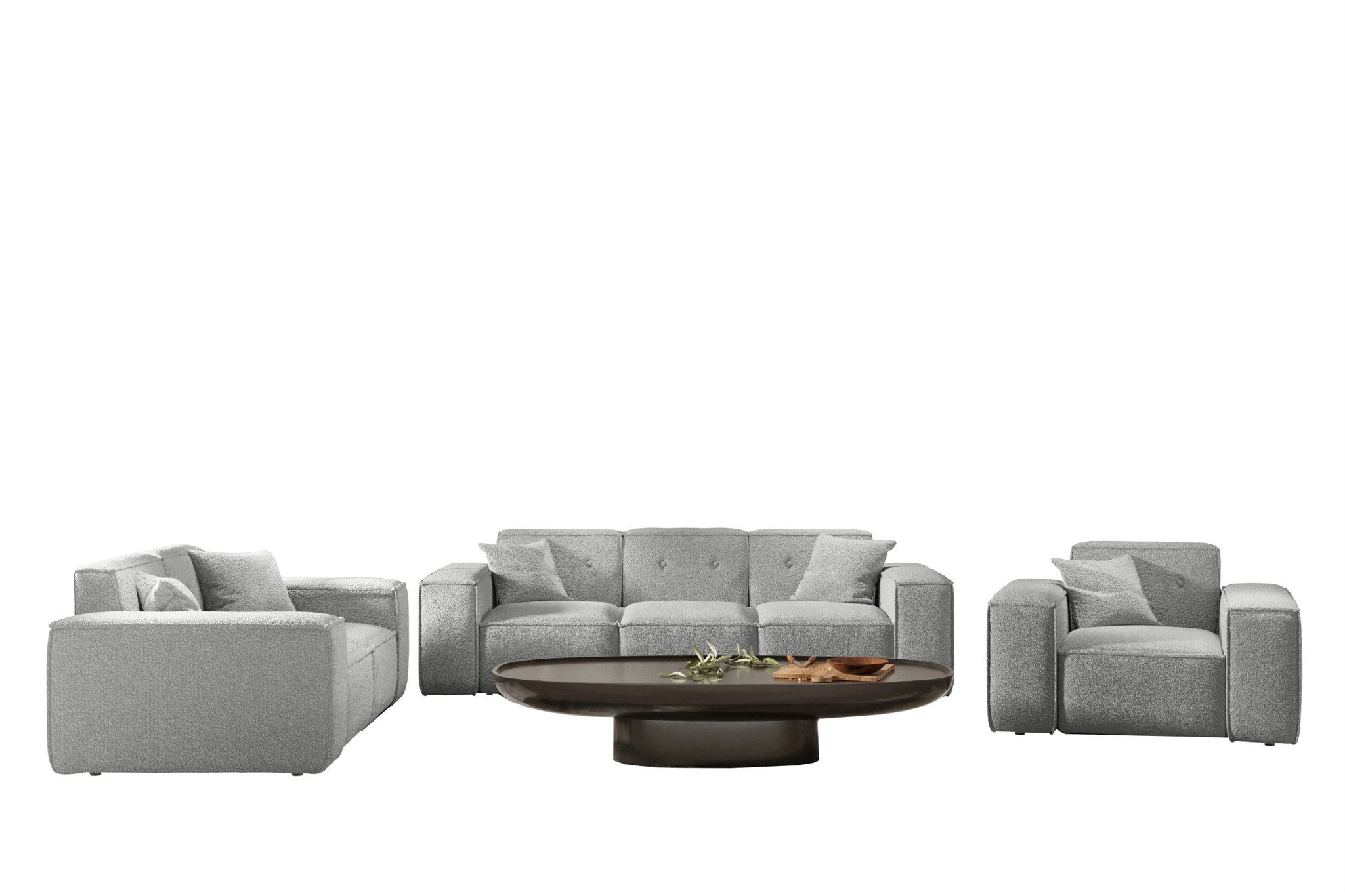 Fun Möbel Polstergarnitur Sofaset Designersofa CESINA günstig online kaufen