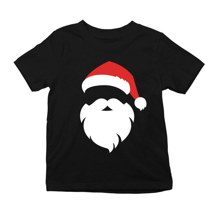 Quattro Formatee Kurzarmshirt Weihnachtsmann mit Mütze und Bart Kinder T-Shirt (1-tlg) AN10722
