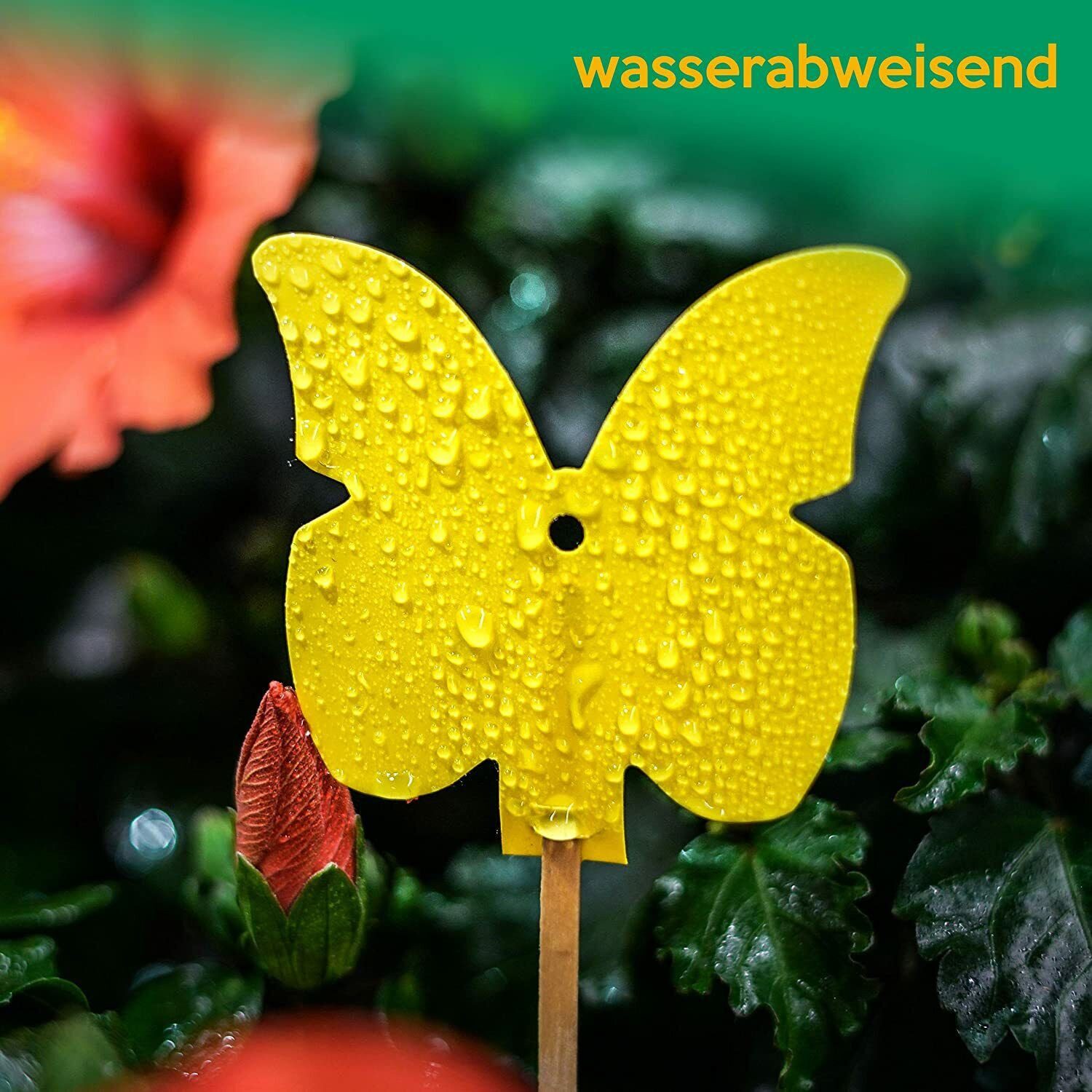 Inseko Klebefalle 60 x inseko Profi Gelbsticker Gelbtafeln Gelbfalle Fliegenfalle, umweltfreundlich & giftfrei