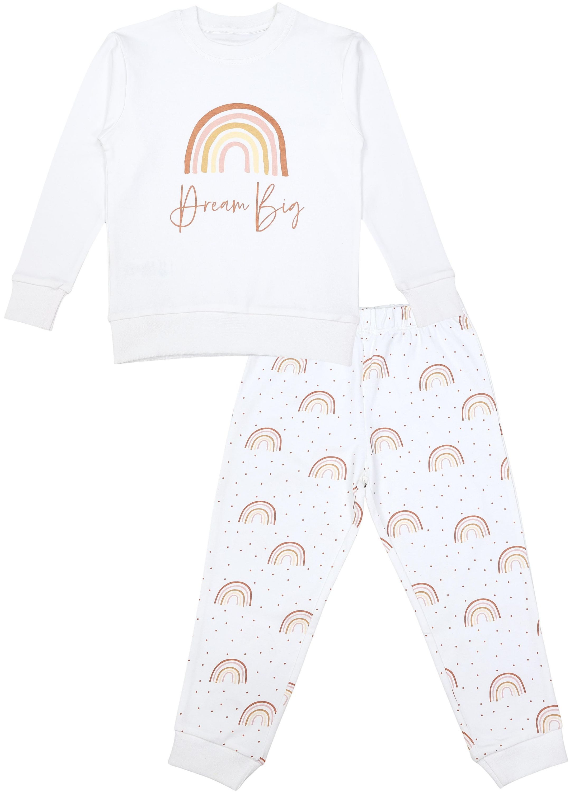 TupTam Schlafanzug Kinder Mädchen Schlafanzug Set Langarm Pyjama Nachtwäsche 2-teilig