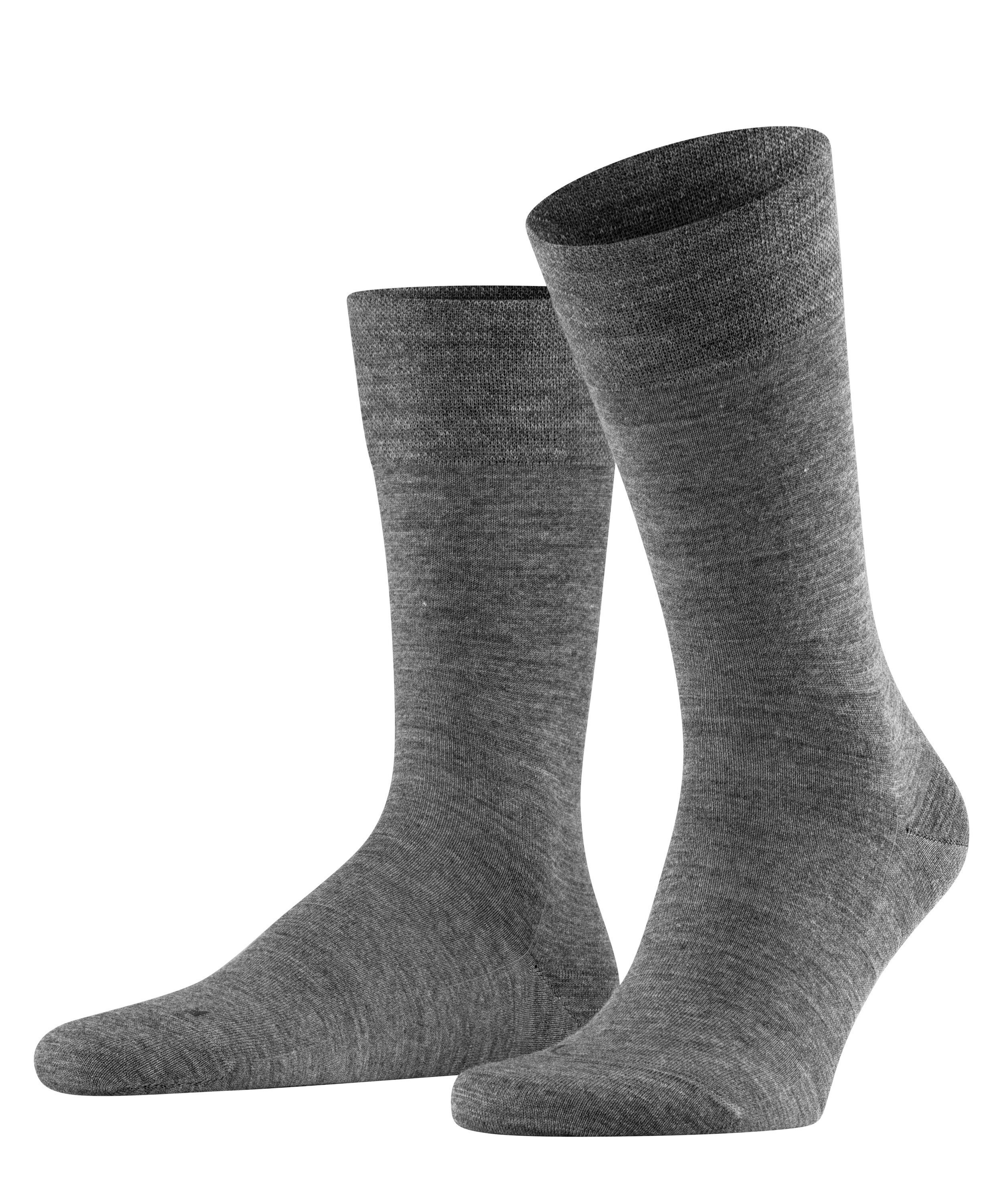 FALKE Funktionssocken Sensitive grey Berlin (1-Paar) geeignet Diabetiker dark (3070) für