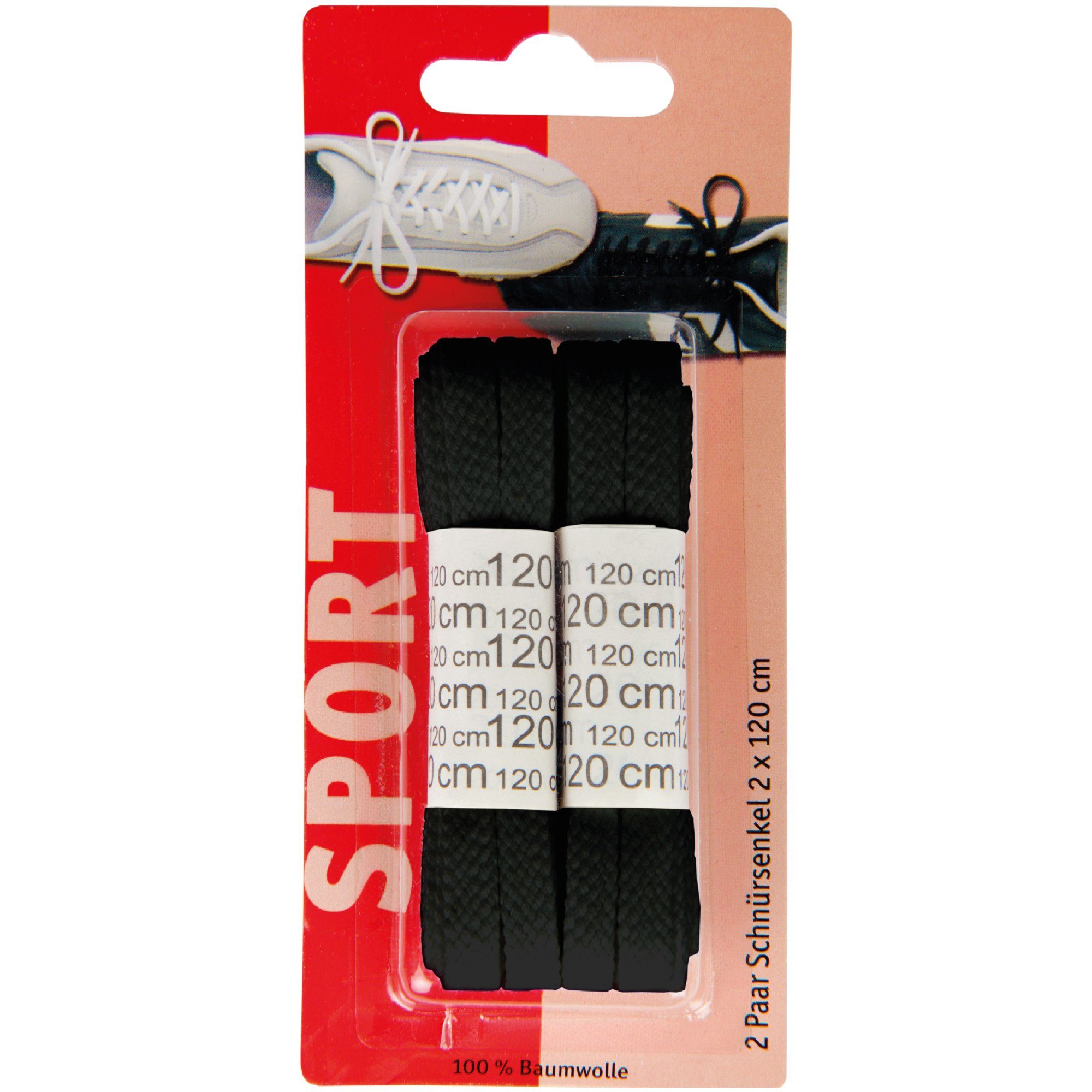 Baumwoll-Schnürsenkel Mit Farbverlauf - 4mm Dick, 5 Längen Für Turnschuhe