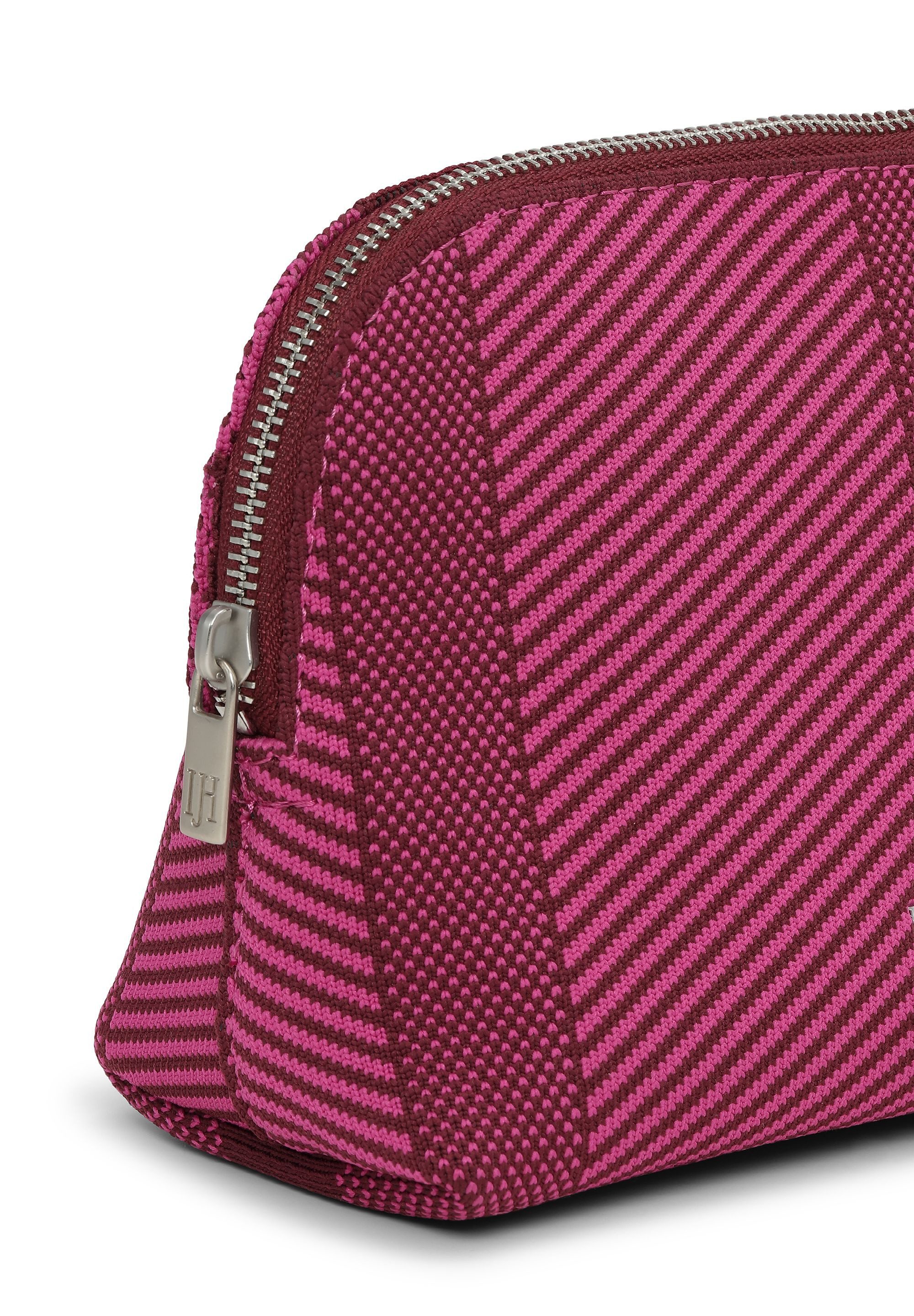 Ilse Jacobsen Kosmetiktasche KNITTY02, Stricktasche, trendiges Muster, Logo-Reißverschluss, Innentasche