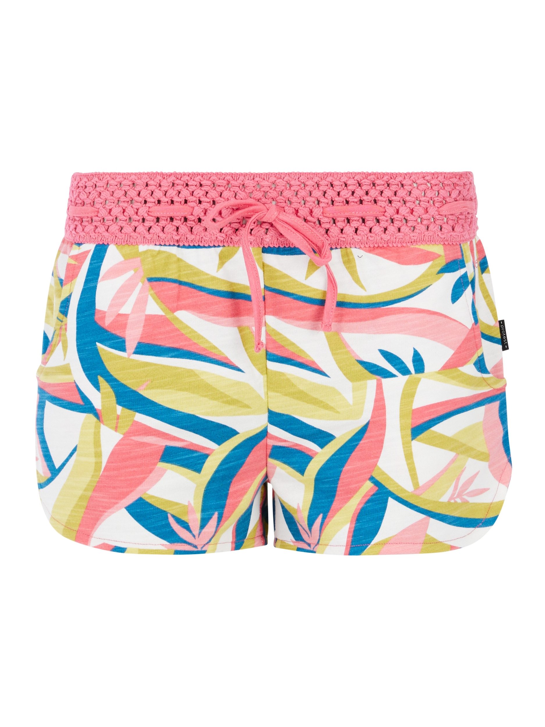 Protest Badehose PRTFlowery 25 shorts Damen Badeshorts Guava Pink