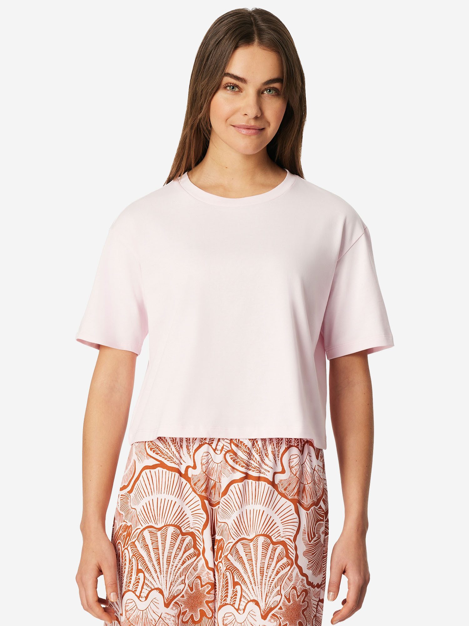 Schiesser Pyjamaoberteil Mix Relax Schlafshirt, Pyjama Shirt, Nachtshirt