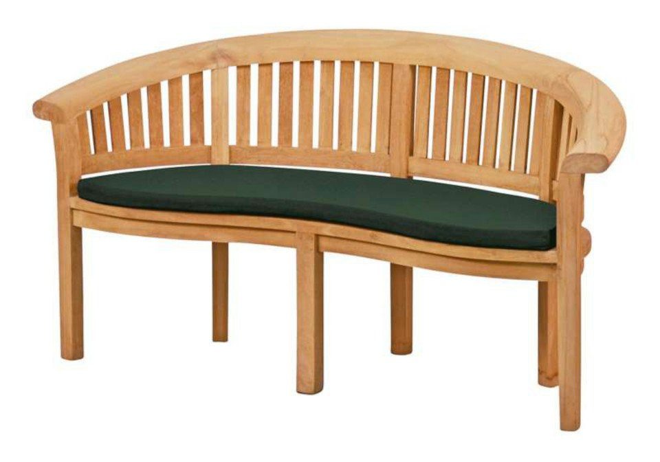 Kai Wiechmann Bankauflage Sitzauflage 139 x 49 cm als hochwertiges Polster für Bananenbank, waschbares & UV-beständiges Kissen für Gartenbank