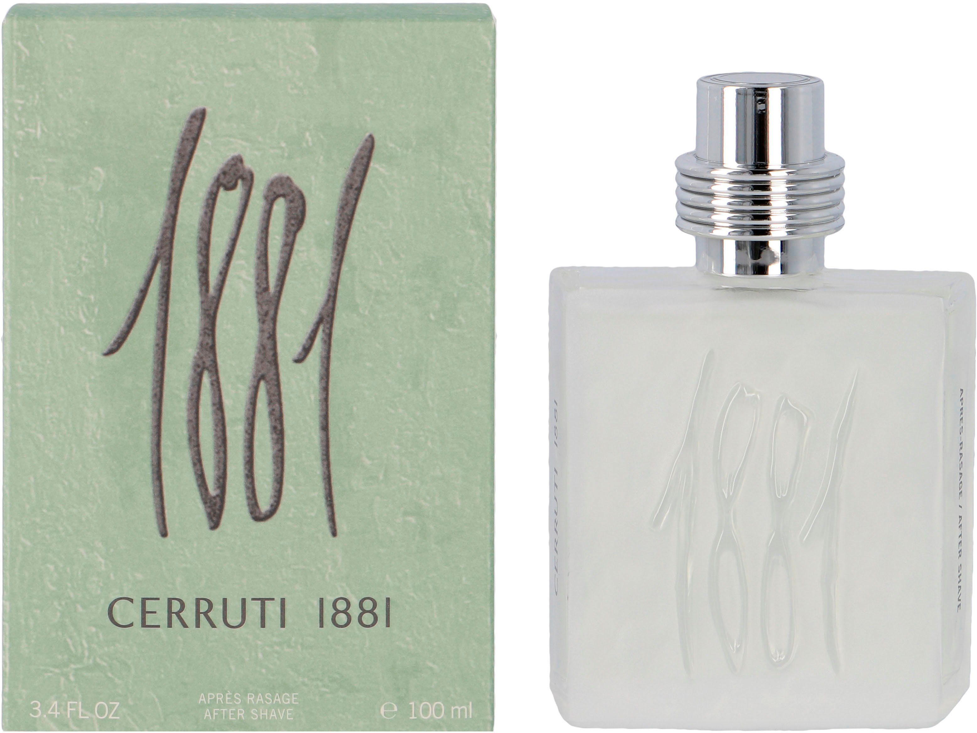 CERRUTI After-Shave 1881, mit würzigen Kräutern in der Eröffnung