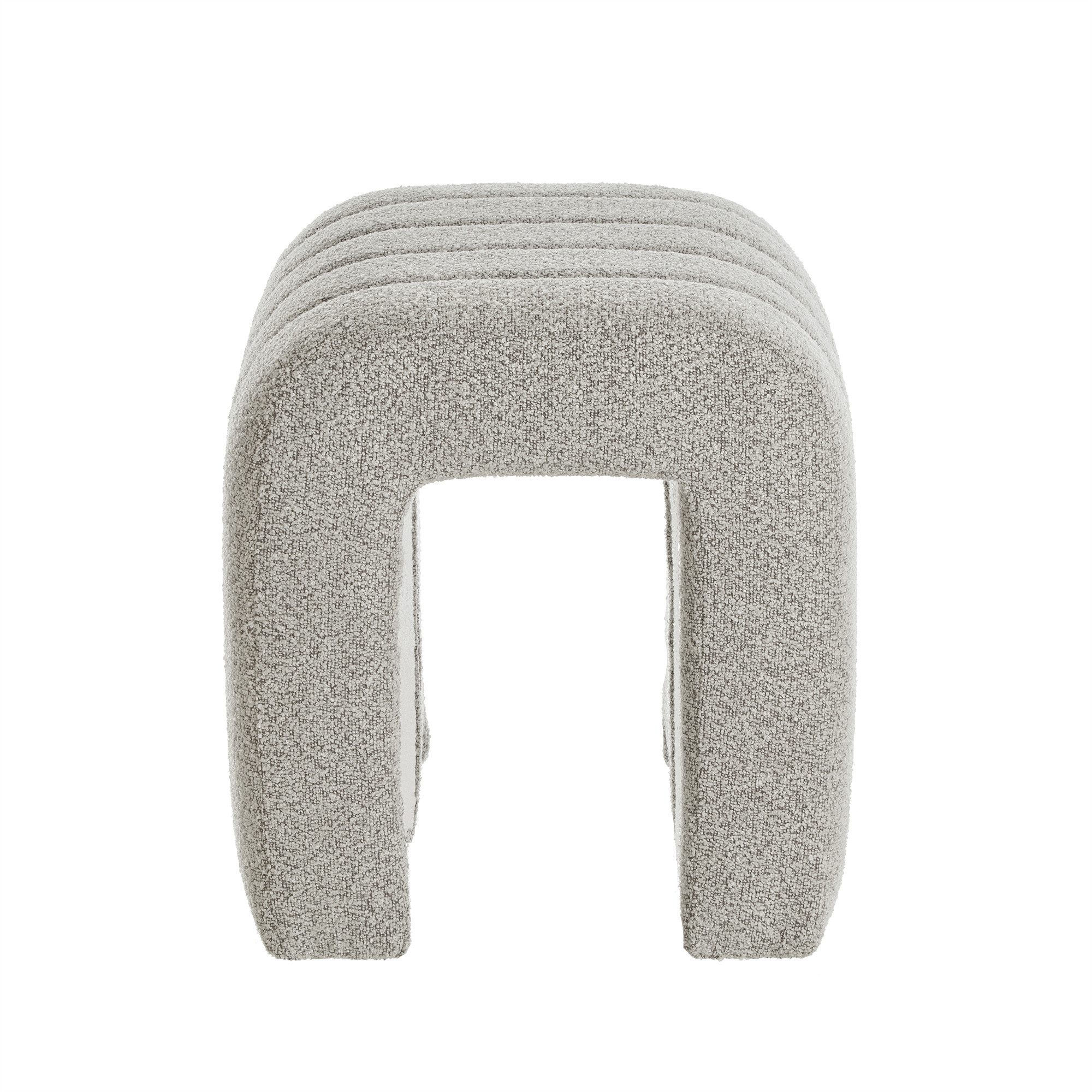Yemaster Hocker Hocker aus Boucle-Stoff, Streifendesign, günstig online kaufen