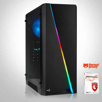 Memory PC Gaming-PC (AMD Ryzen 5 3600, GTX 1650, 16 GB RAM, 1000 GB HDD, 500 GB SSD, Luftkühlung)