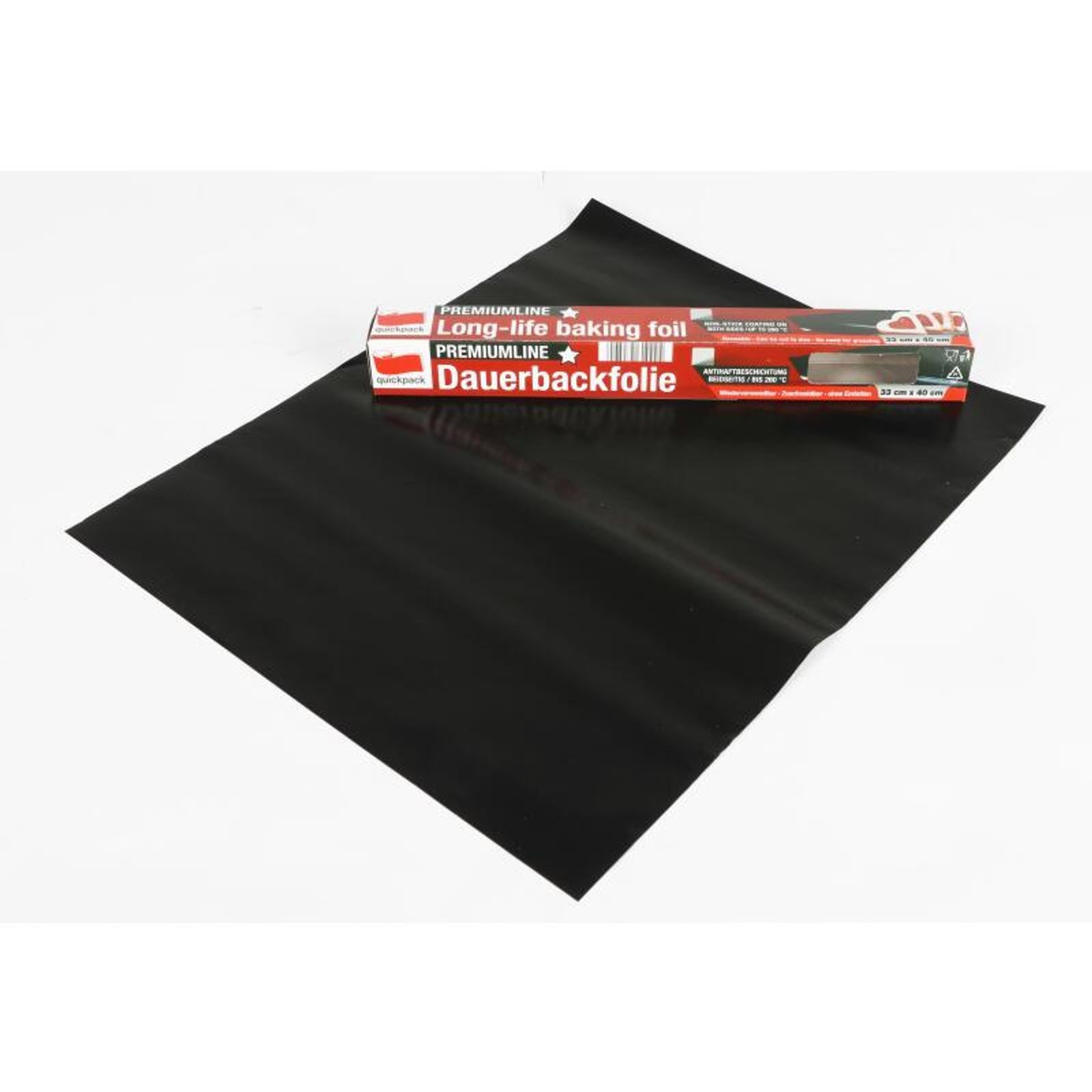 QuickPack Backmatte 12x Dauerbackfolie 33x40cm Ausrollmatten Ofen Kochen Küchen BBQ