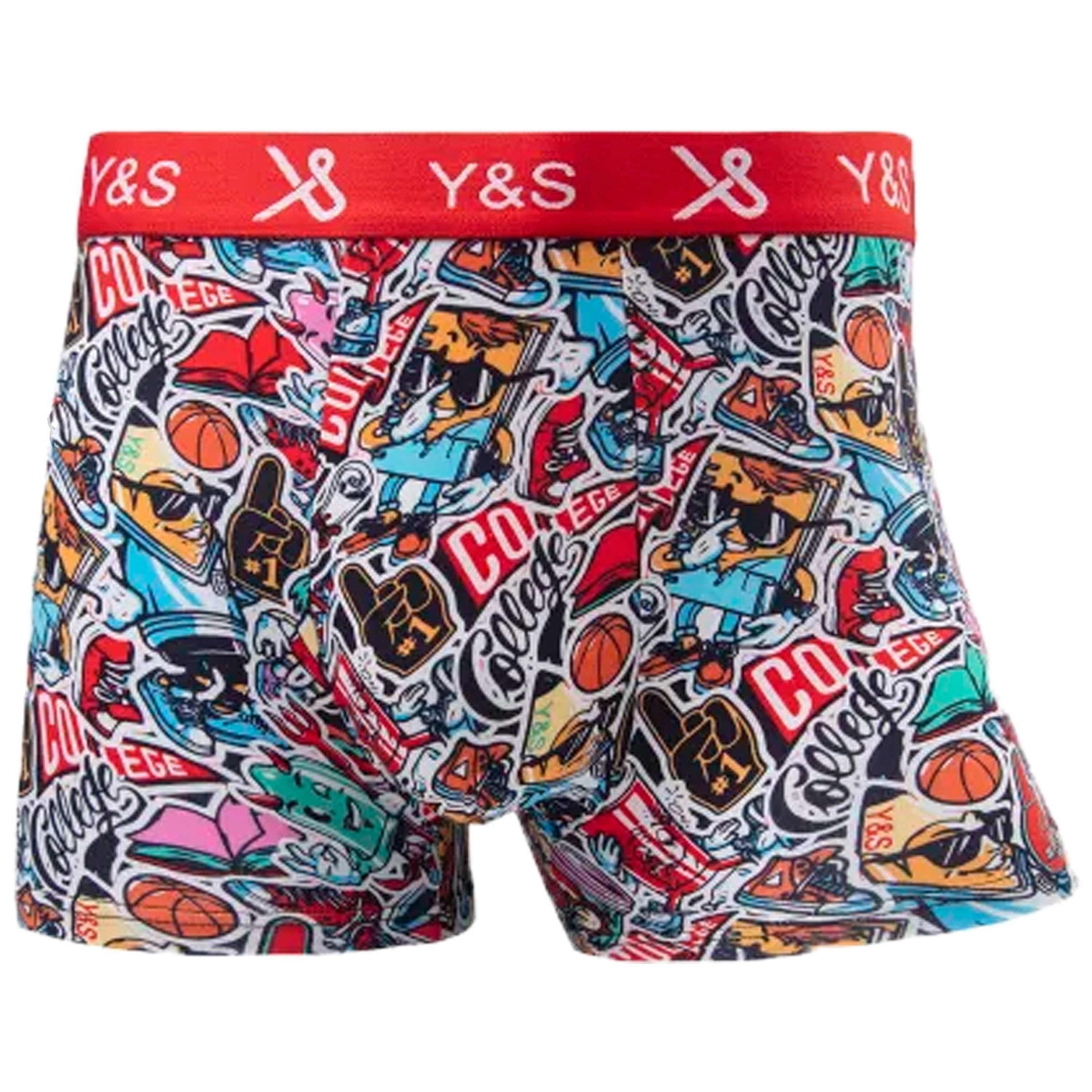 Boxershorts 4er Pack Herren Boxershorts Baumwolle Unterwäsche Unterhose Retro