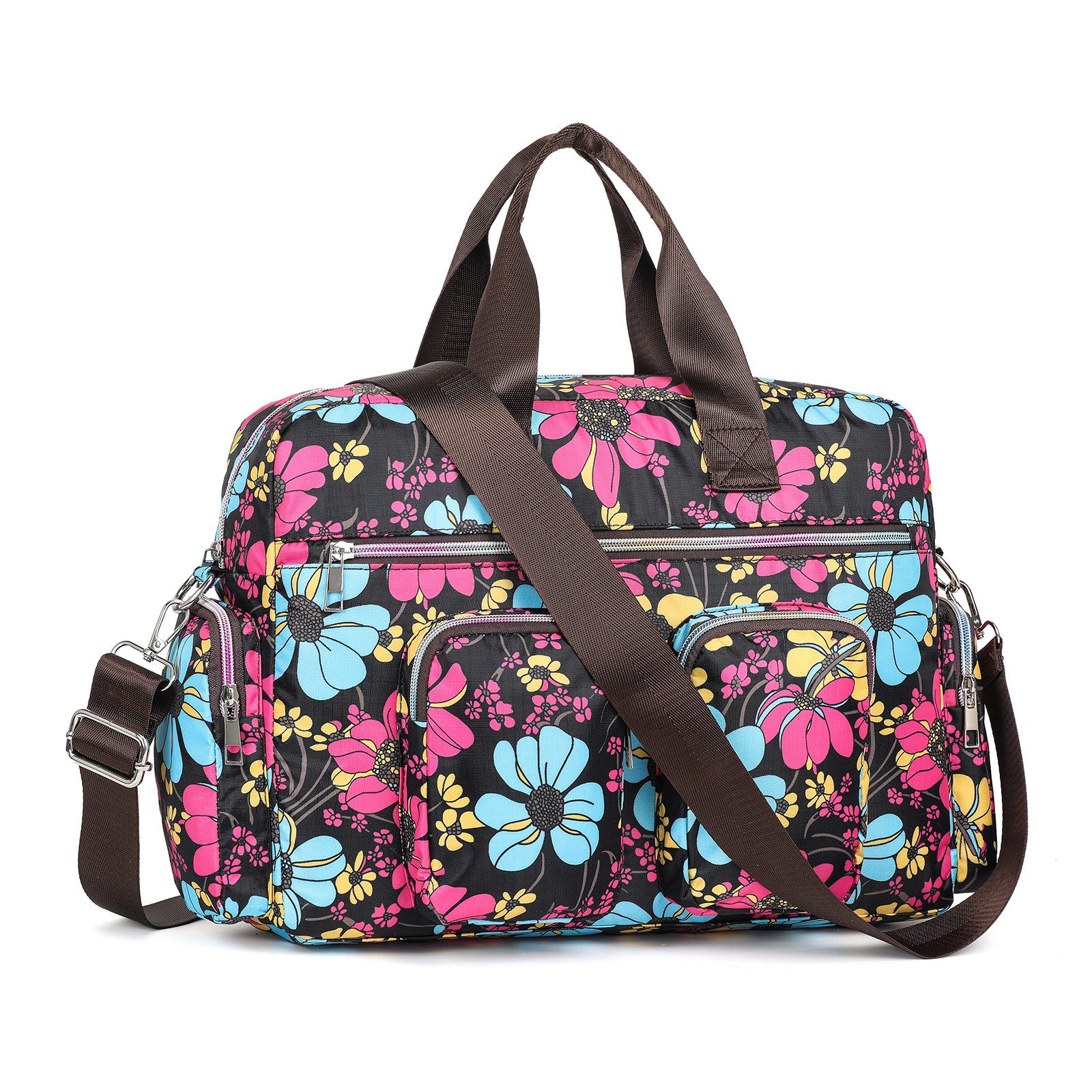 KONO Handtasche Damenhandtasche, Wasserdicht mit Blumenmuster