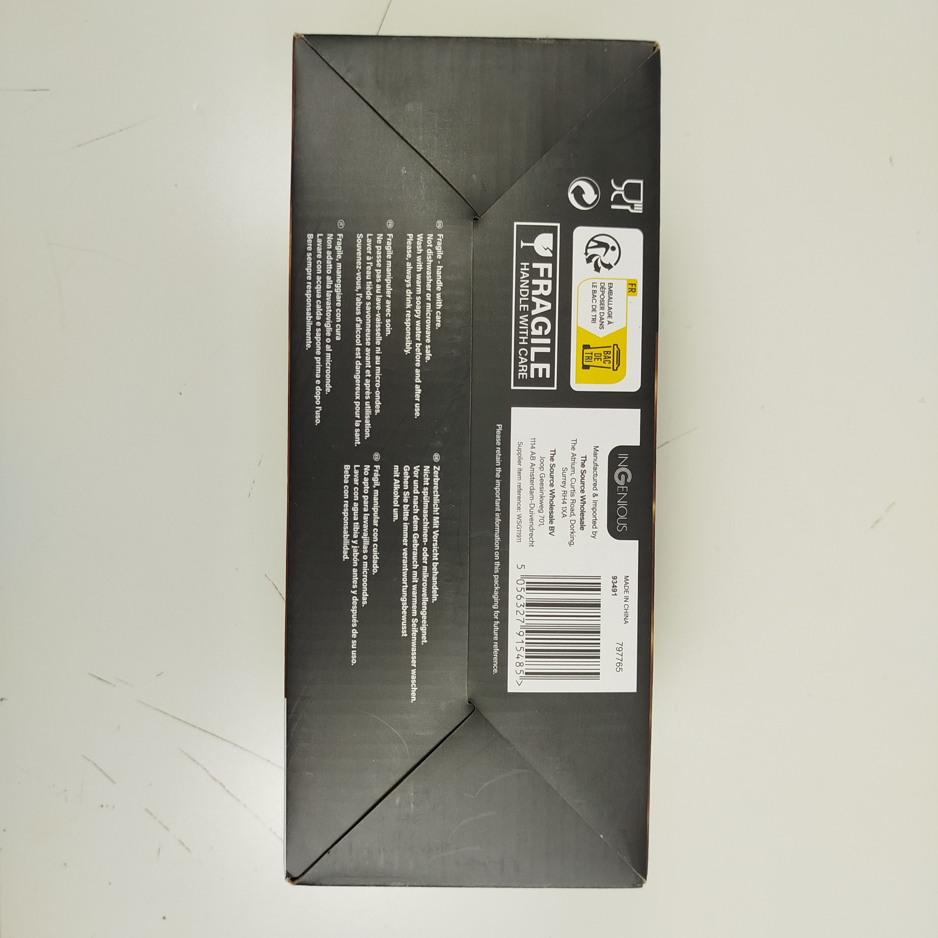 The Source Whiskyglas Verdrehte Whiskey Gläser im 2er-Set mit Eissteinen