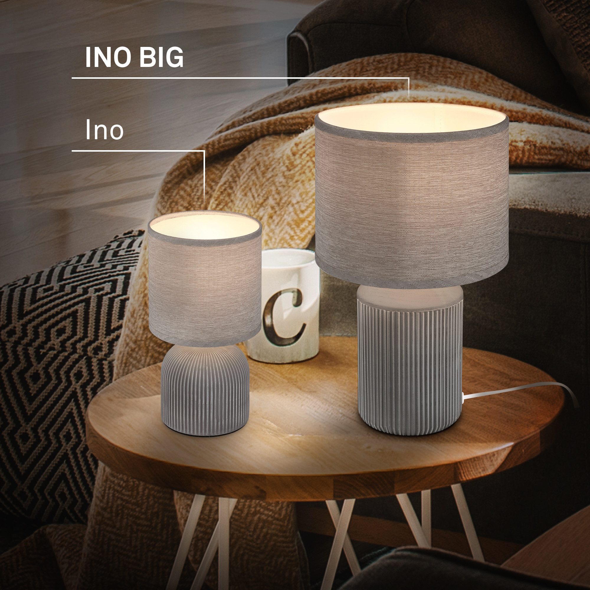 Briloner Leuchten Tischleuchte INO Tischlampe – Bild 5 von 5