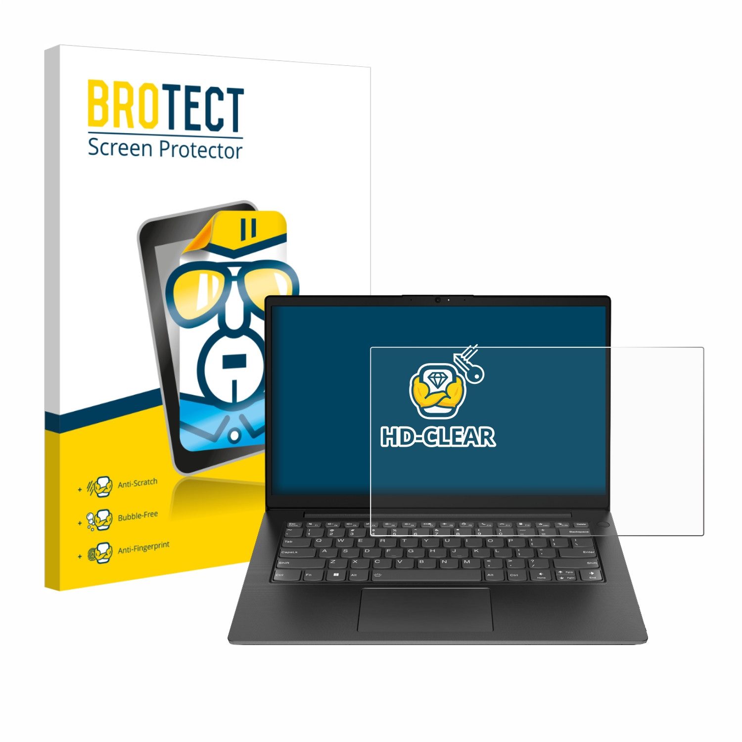BROTECT Displayschutzfolie Schutzfolie für Lenovo V14 Gen 5, Displayschutz Schutz Folie Klar Transparent