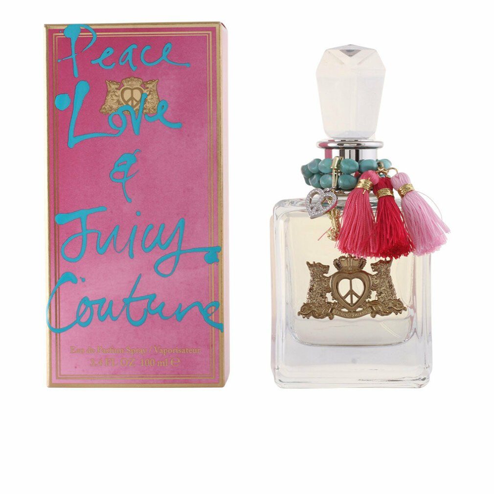 Juicy Couture Eau de Parfum Love Juicy Spray Couture and Juicy Peace de Eau 100ml Parfum Couture