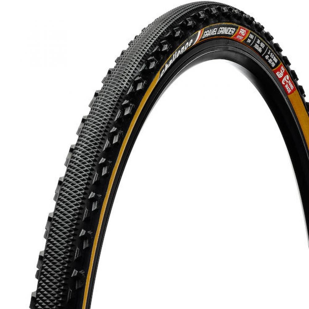 Challenge Fahrradreifen Challenge Gravel-Reifen Gravel Grinder Pro Handmade Clincher 36-622 Sc