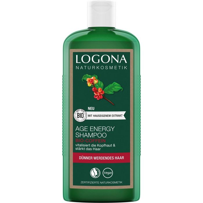 LOGONA Haarshampoo Logona Age Energy Shampoo Bio-Coffein