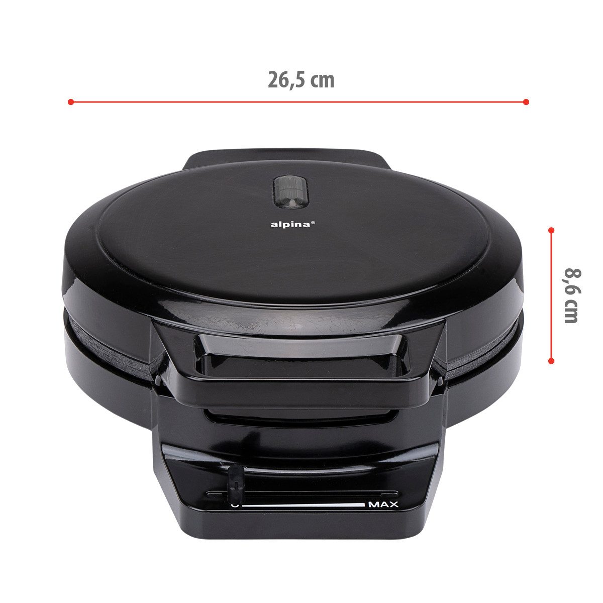 Alpina Waffeleisen alpina Waffeleisen Herzform