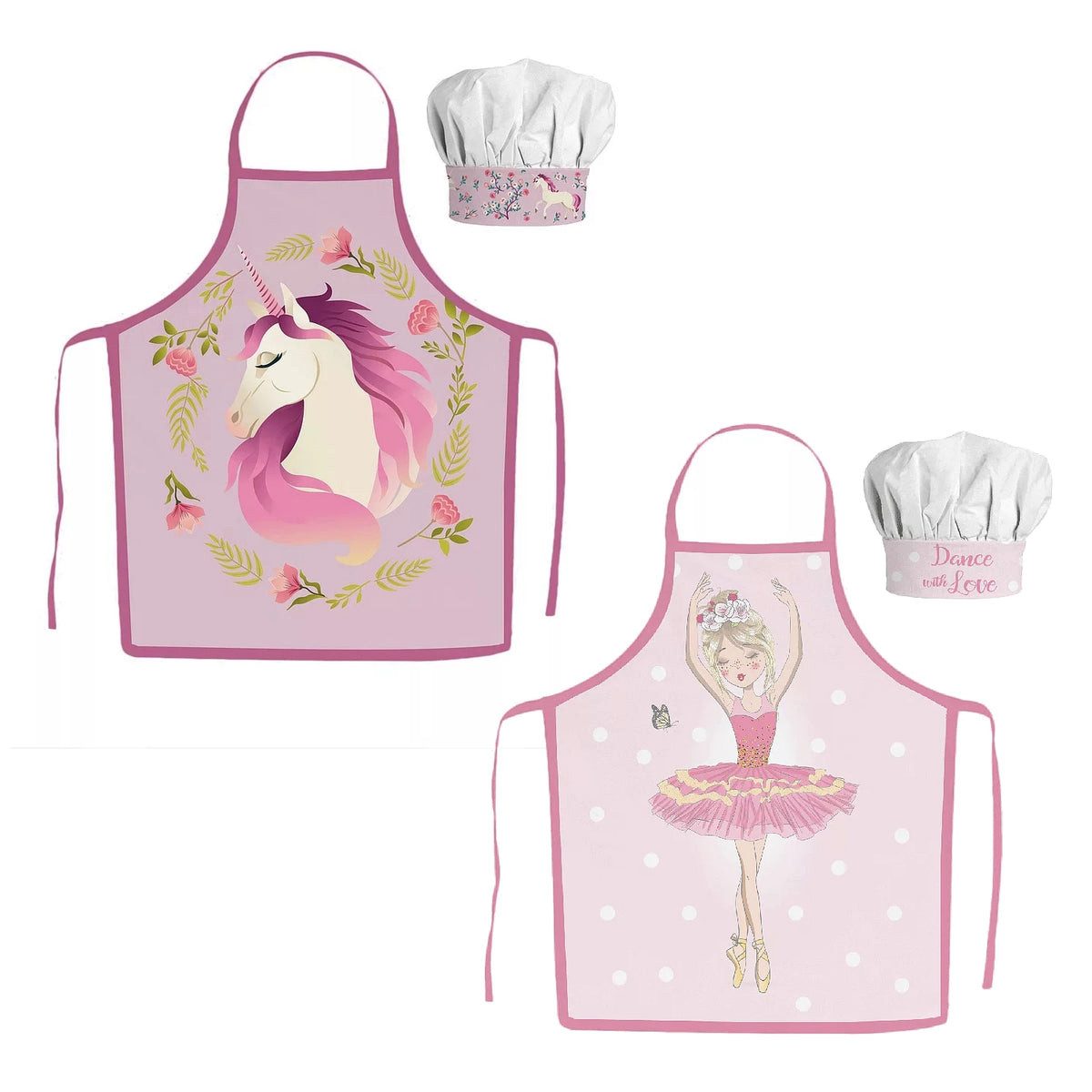 Lau-Fashion Kochschürze Einhorn Kinder Kochen Ballerina günstig online kaufen