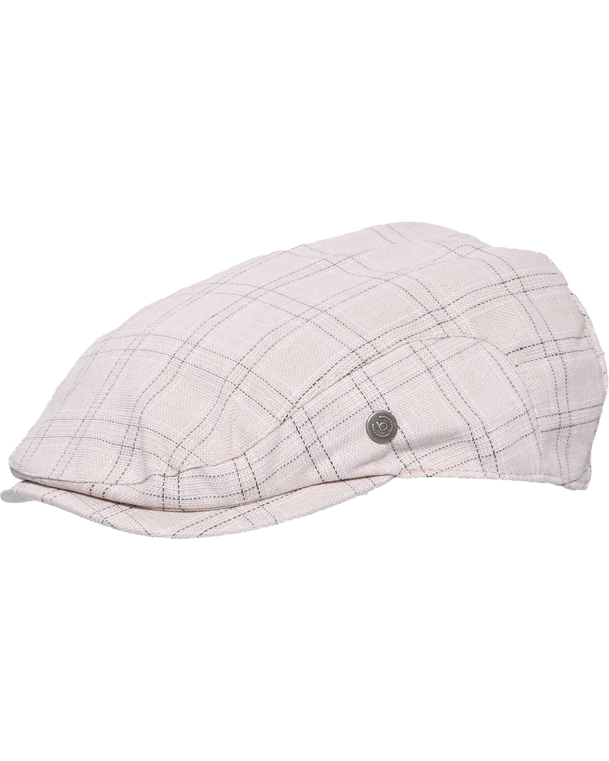bugatti Flat Cap bugatti Flatcap mit Karomuster in Leinenmischung