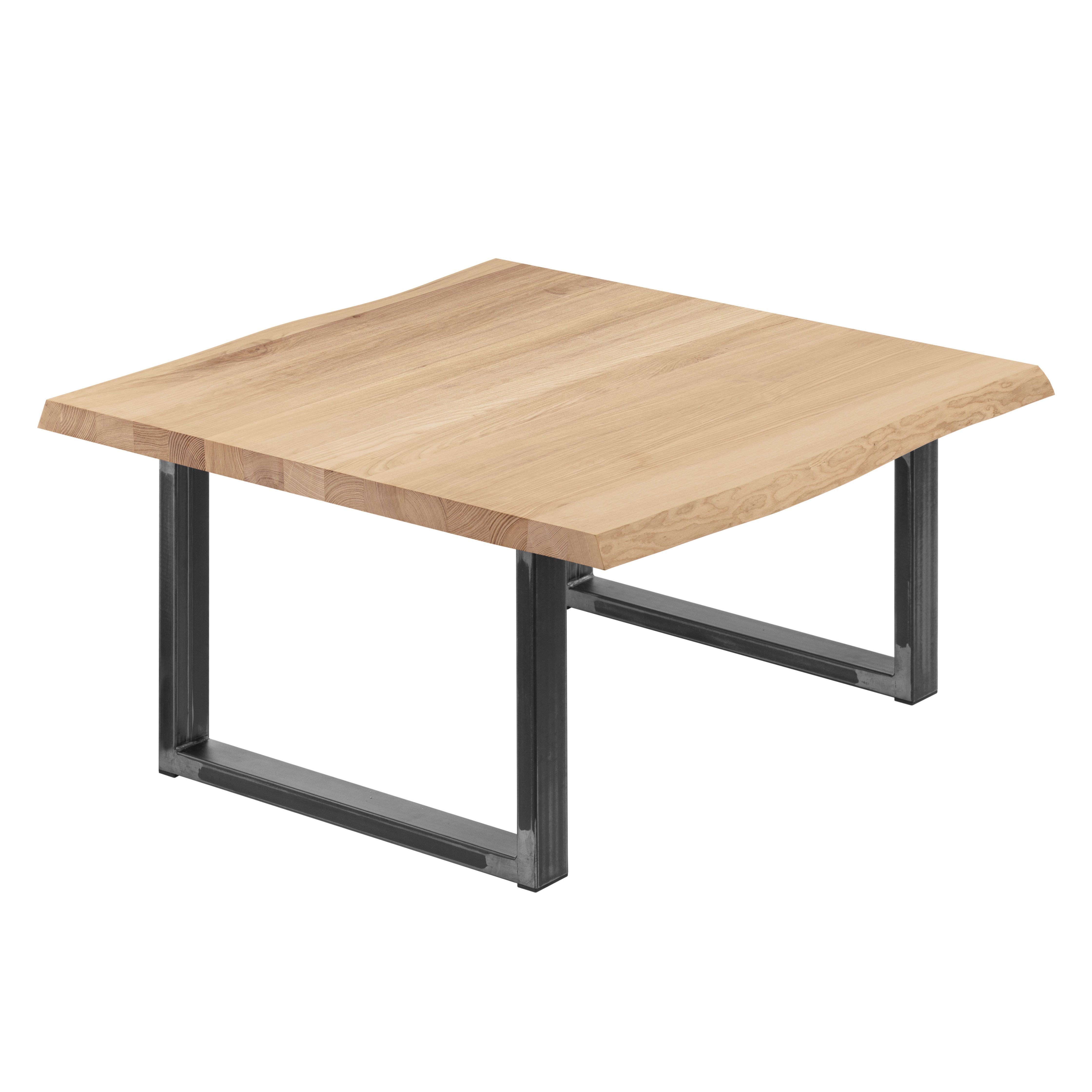 LAMO Manufaktur Baumkantentisch Loft Esstisch Massivholz günstig online kaufen