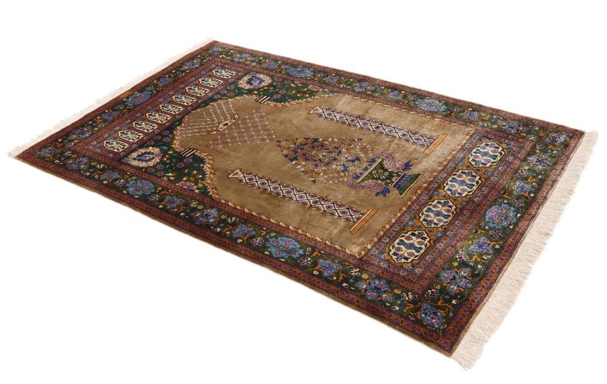 Orientteppich Turkaman 123x186 Handgeknüpfter Nain 6 Orientteppich, mm rechteckig, Trading, Höhe