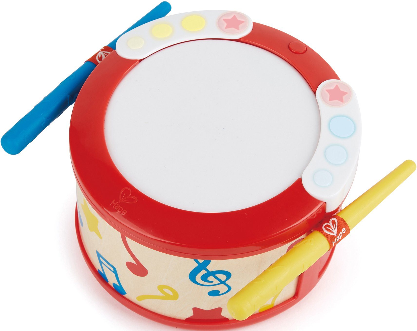 Hape Spielzeug-Musikinstrument Lern-Spiel-Trommel, mit Licht & Sound günstig online kaufen