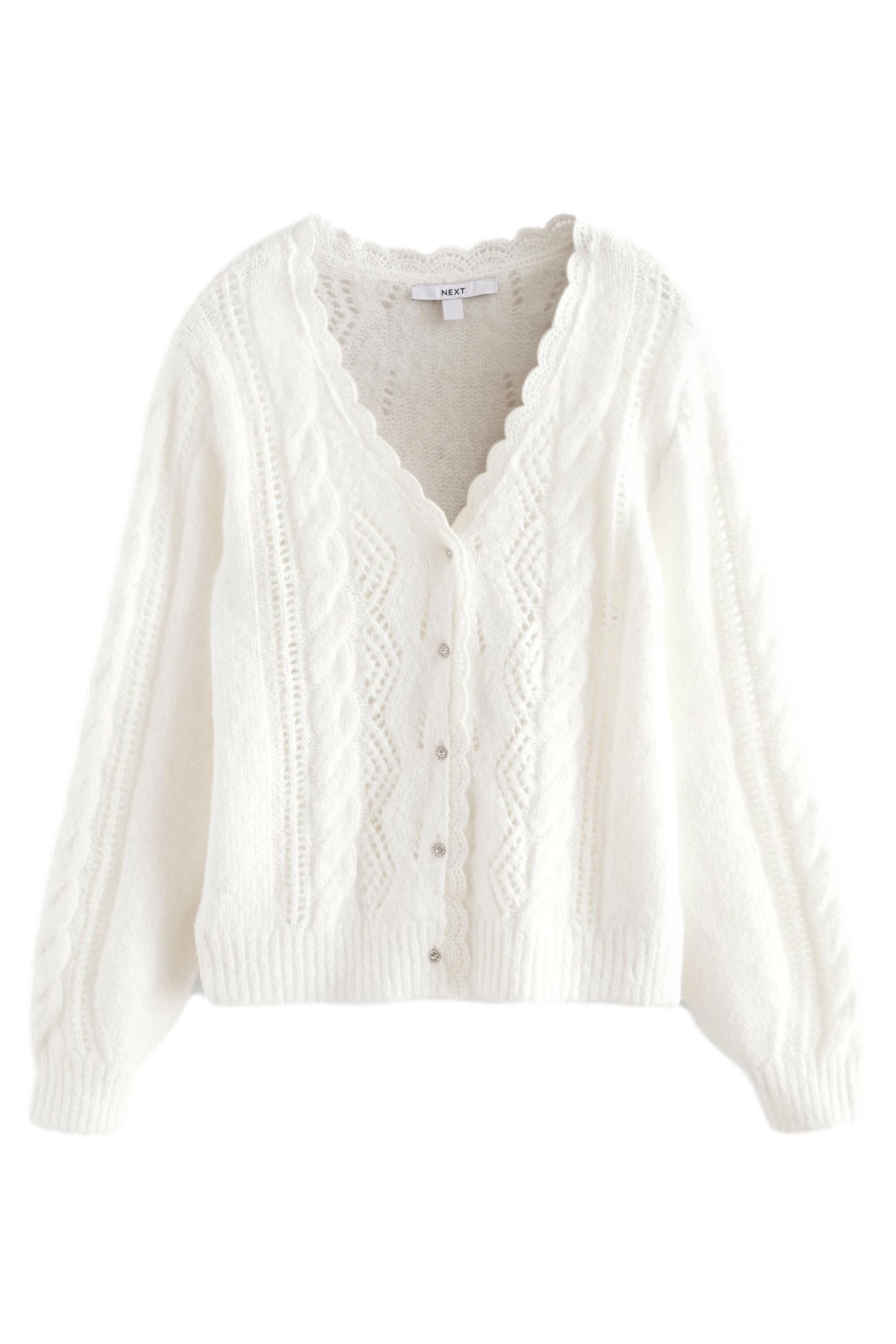 Next Strickjacke Strickjacke aus Spitze mit günstig online kaufen