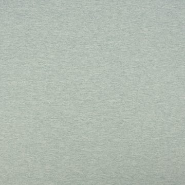 SCHÖNER LEBEN. Stoff Baumwolljersey Melange Jersey einfarbig zartgrün meliert 1,45m Breite, allergikergeeignet